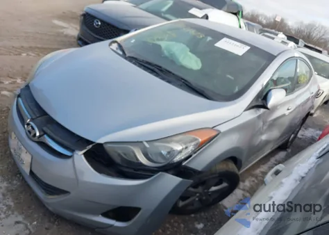 2012 Hyundai Elantra Gls from USA, damaged, VIN 5NPDH4AE2CH062633